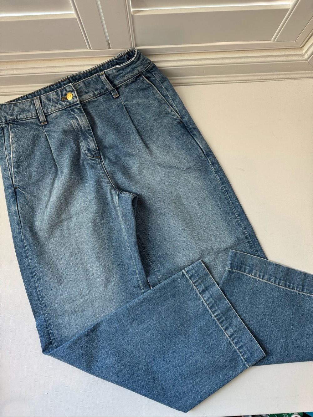 J.Crew Essential Women Wide-Leg Jeans – Size 27P $125